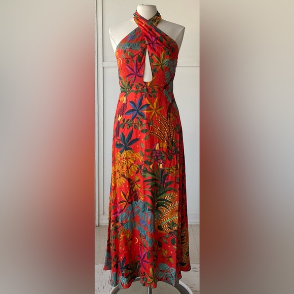 FARM Rio Dresses & Skirts - Farm Rio Halter Maxi Dress